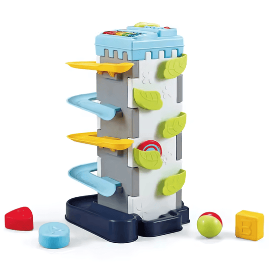 2 - in - 1 Playset with Race Track Shape Sorter & Rolling Ball Piano - Twisoo