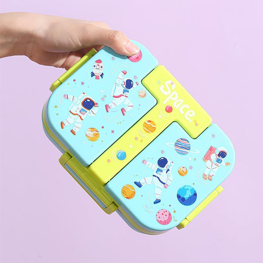 Kids Stainless Steel Lunch Box with 3 Compartments 600ml