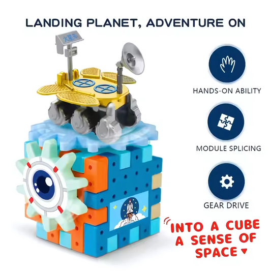 Twisoo Space Mars Exploration STEM Building Blocks – 52-Piece