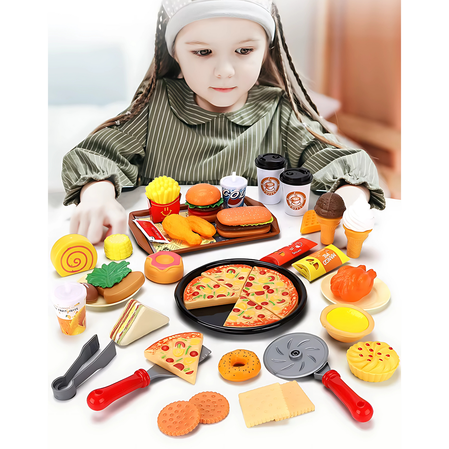 Twisoo 19-Piece Mini Kitchen Cooking Set – Ages 3+