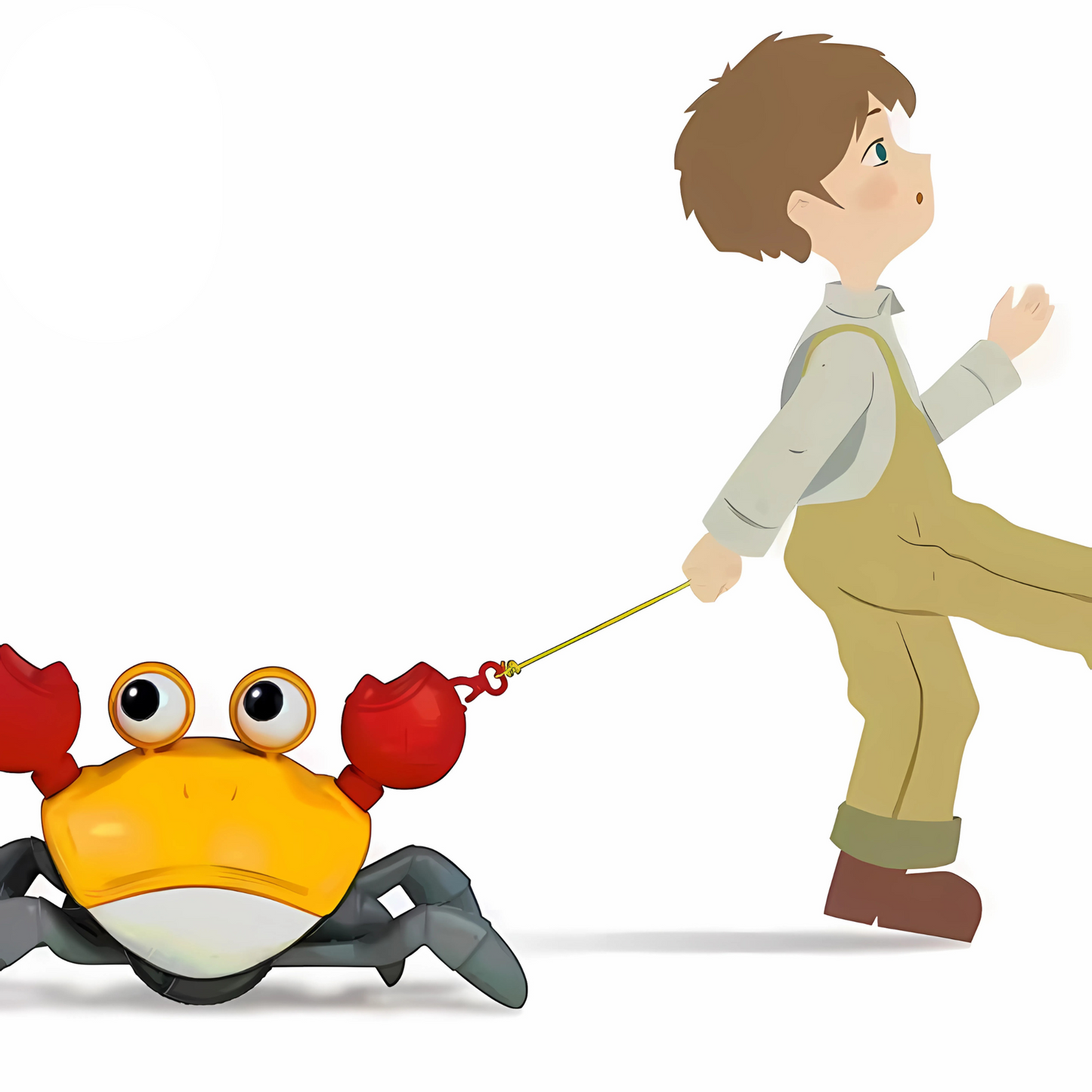 Twisoo Manual Crab Bath Toy for Land & Water