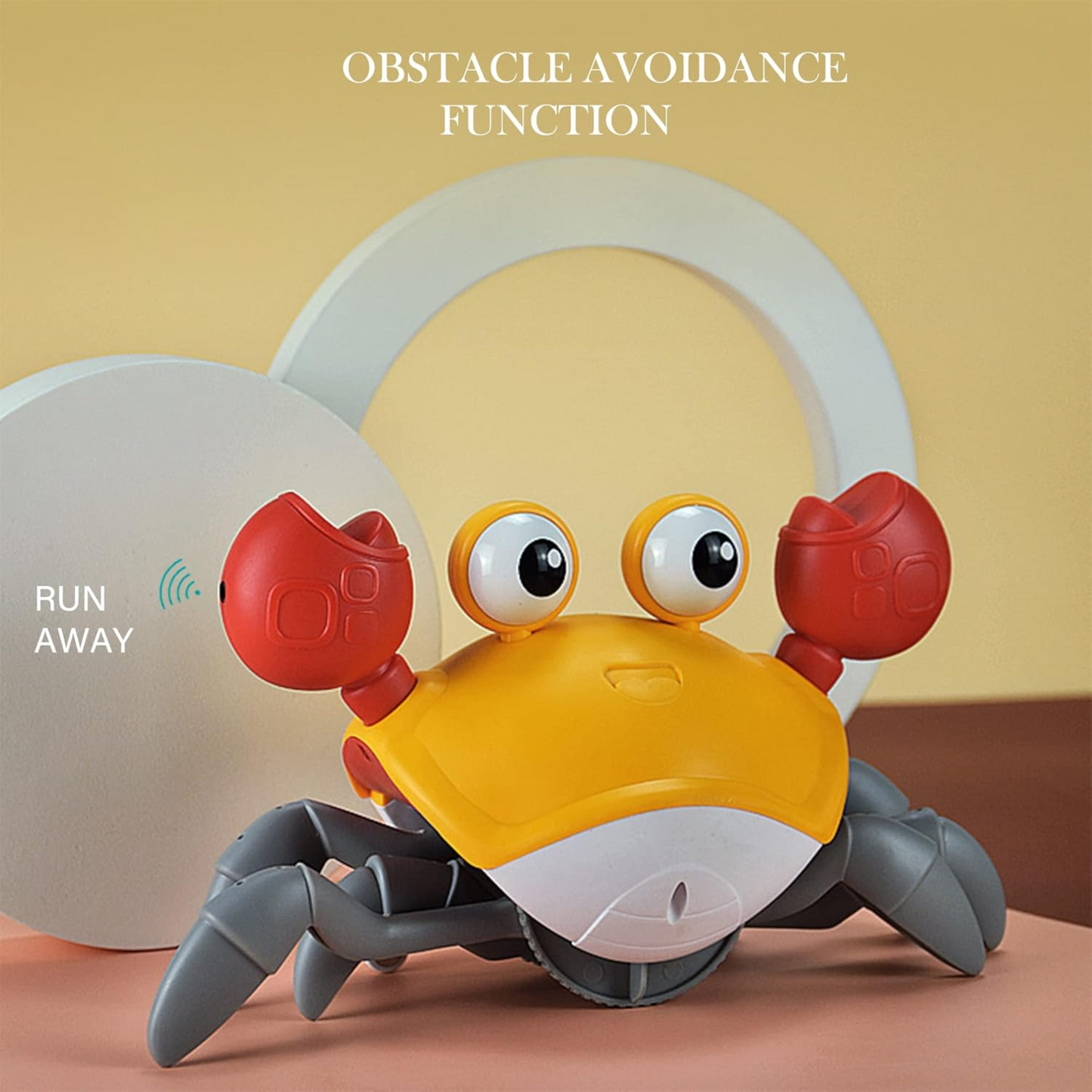 Twisoo Manual Crab Bath Toy for Land & Water