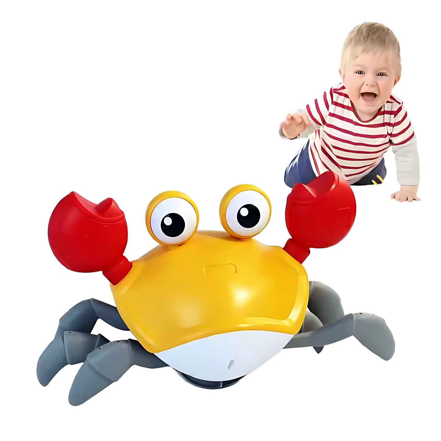 Twisoo Manual Crab Bath Toy for Land & Water