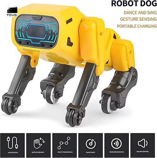 Twisoo Robot Dog Remote Control Rechargeable Toy for Kids