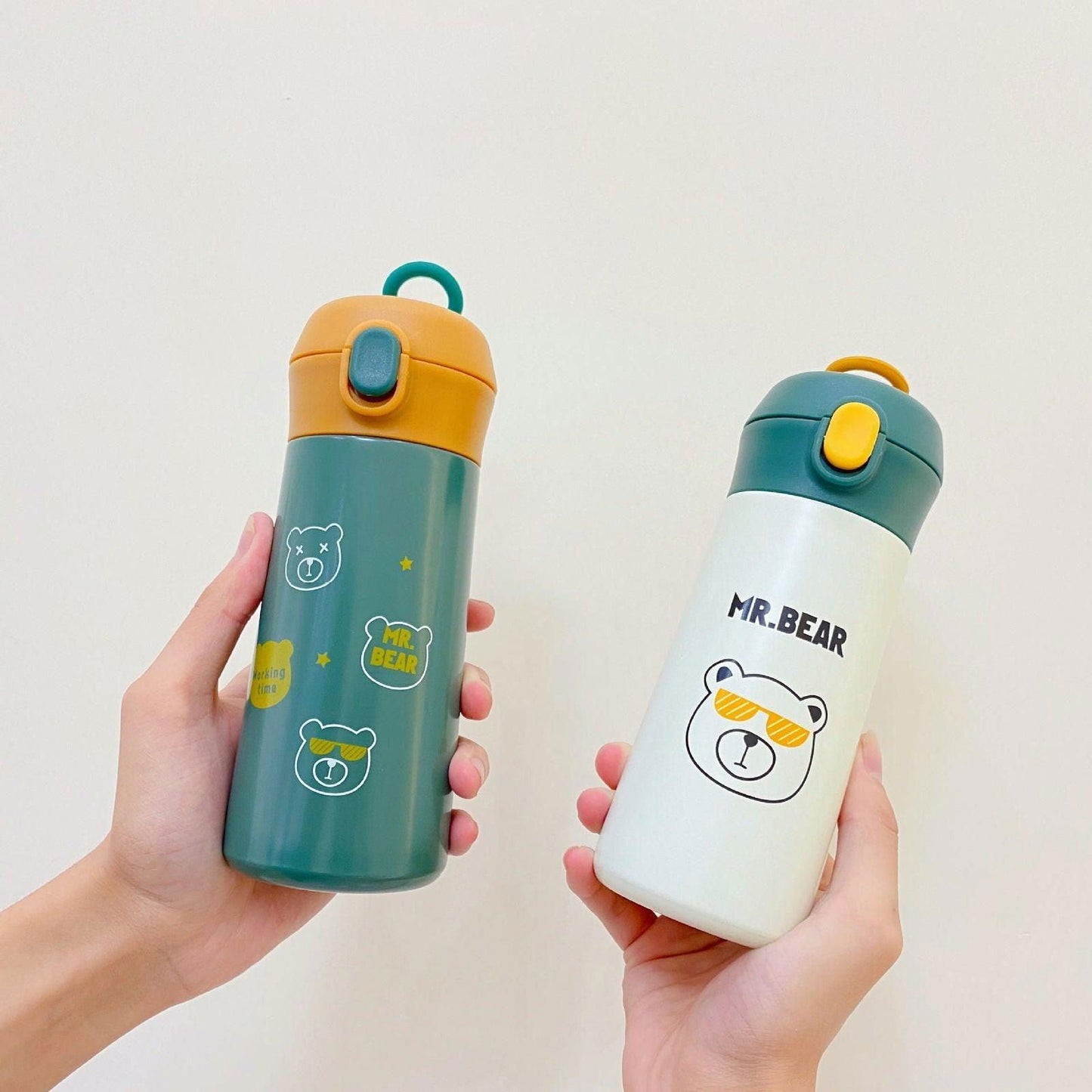 Bear Double Wall Stainless Steel Thermal Water Bottle - Twisoo
