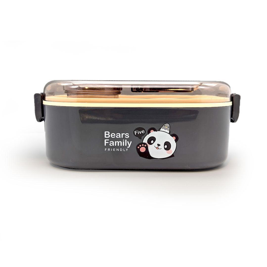 Double Delight - Bento Stainless Steel Lunch Box with Handle for Kids - Twisoo