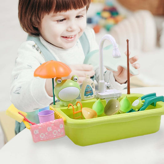 Upgraded Kitchen Sink Toy - Pretend Play Set for Children