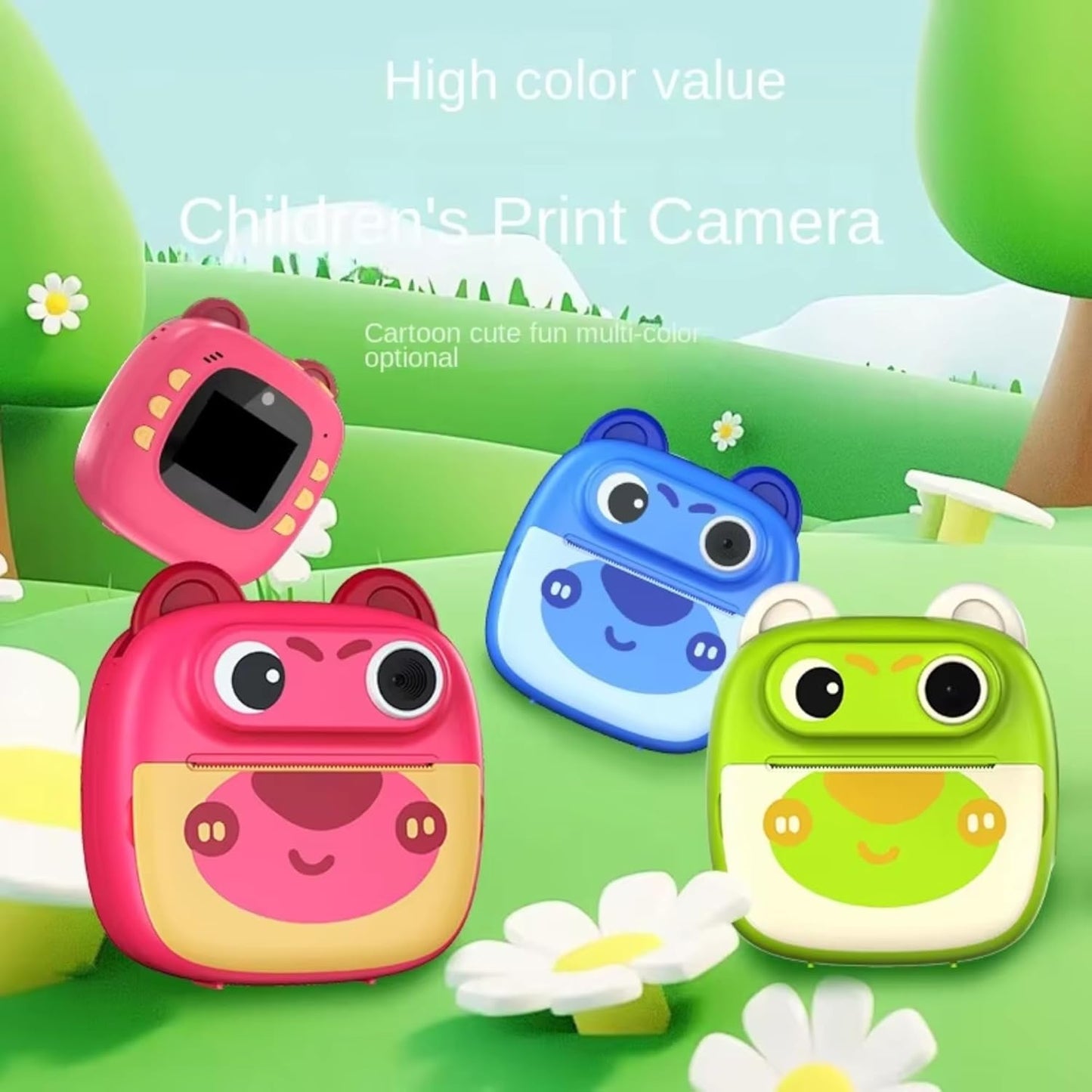 Kids Instant Print Camera Toy -Educational Photography Toy
