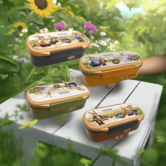 Rectangular Rabbit Plastic Bento Lunch Box for Kids - Twisoo