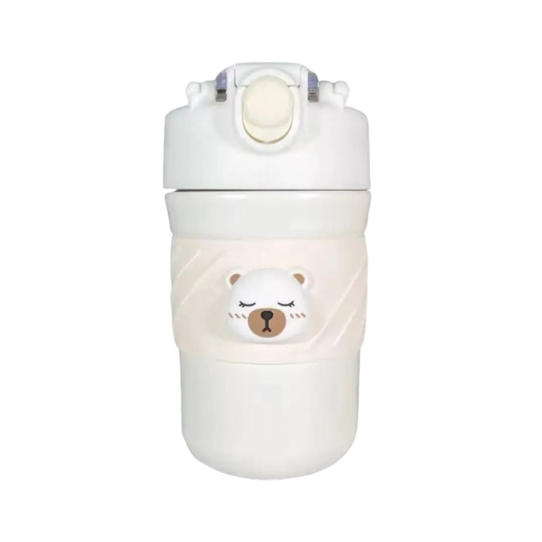 Cute 450 ML Bear Thermal Coffee & Water Cup for Office and Home