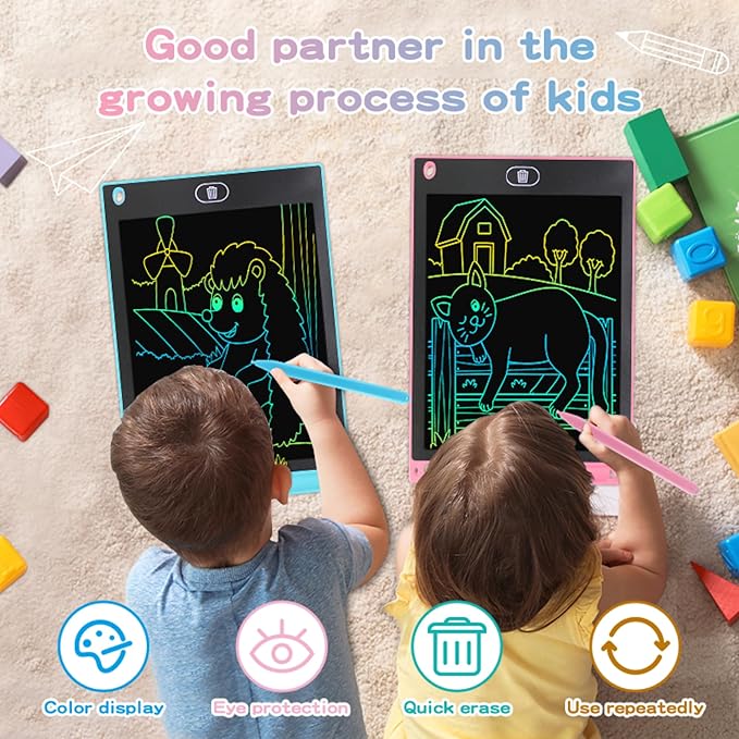 LCD Writing Tablet 10 Inch & 12 Inch Digital Drawing Board for Kids
