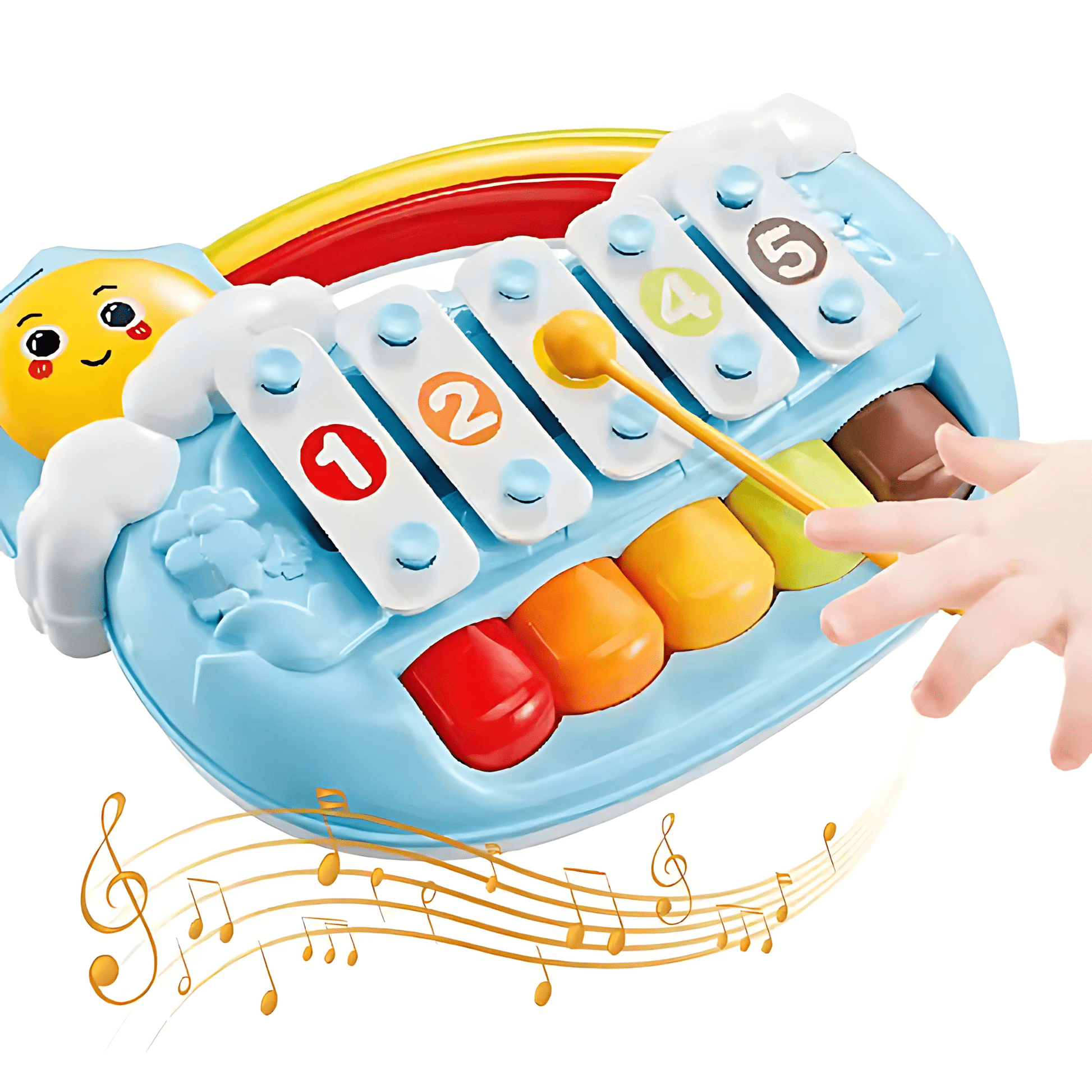 2 - in - 1 Music Forest Piano Toy – 8 - Key - Twisoo