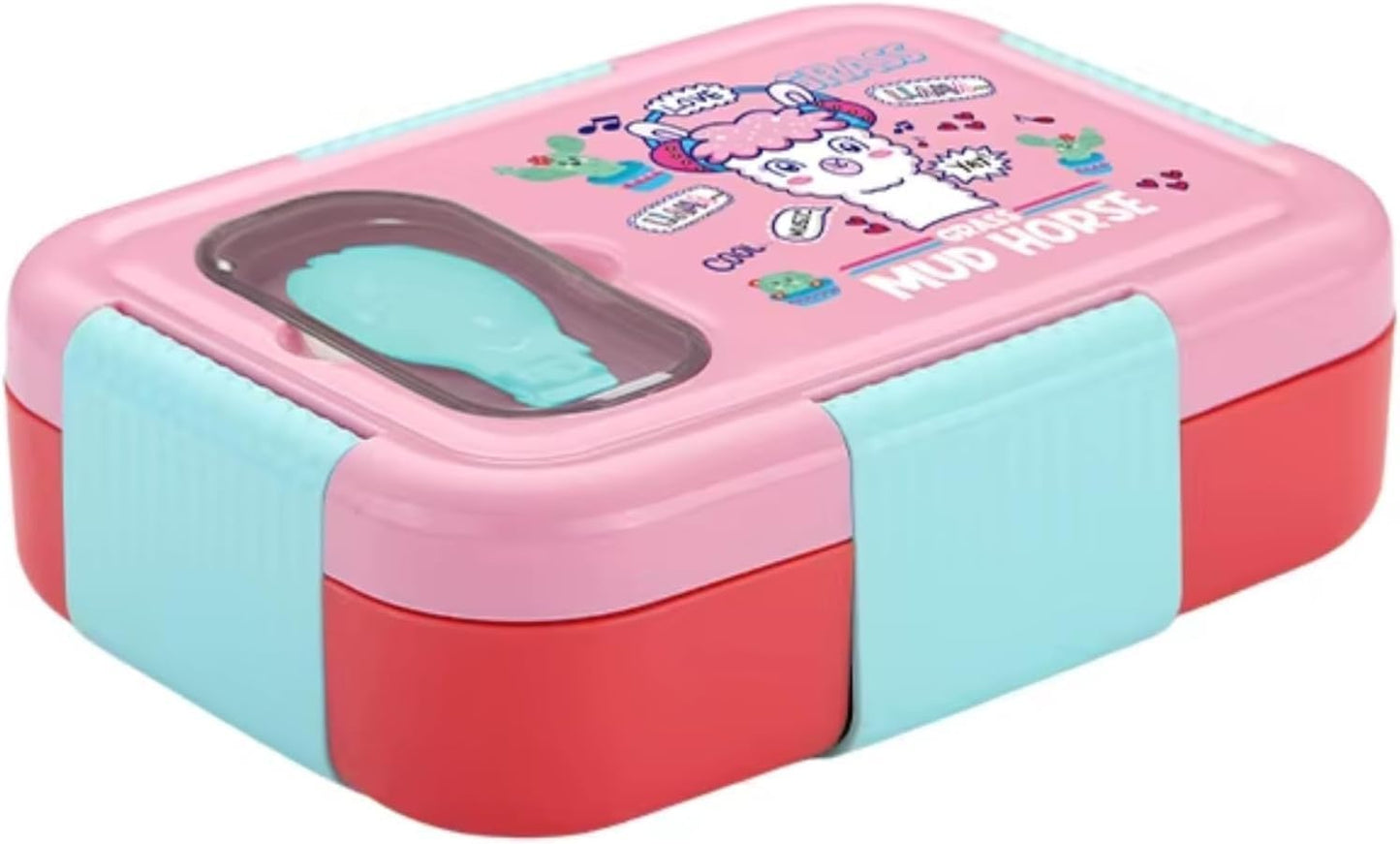 Stainless Steel School Lunch Box for Kids – 3 Compartment, 600ml