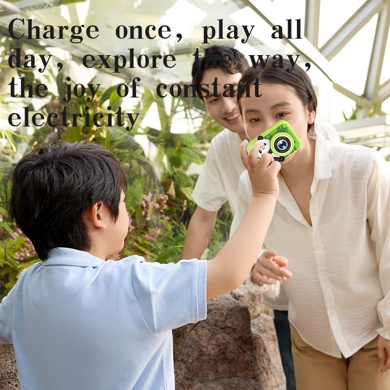Dual HD 1080P Kids Camera Toy with Video Recording and Games