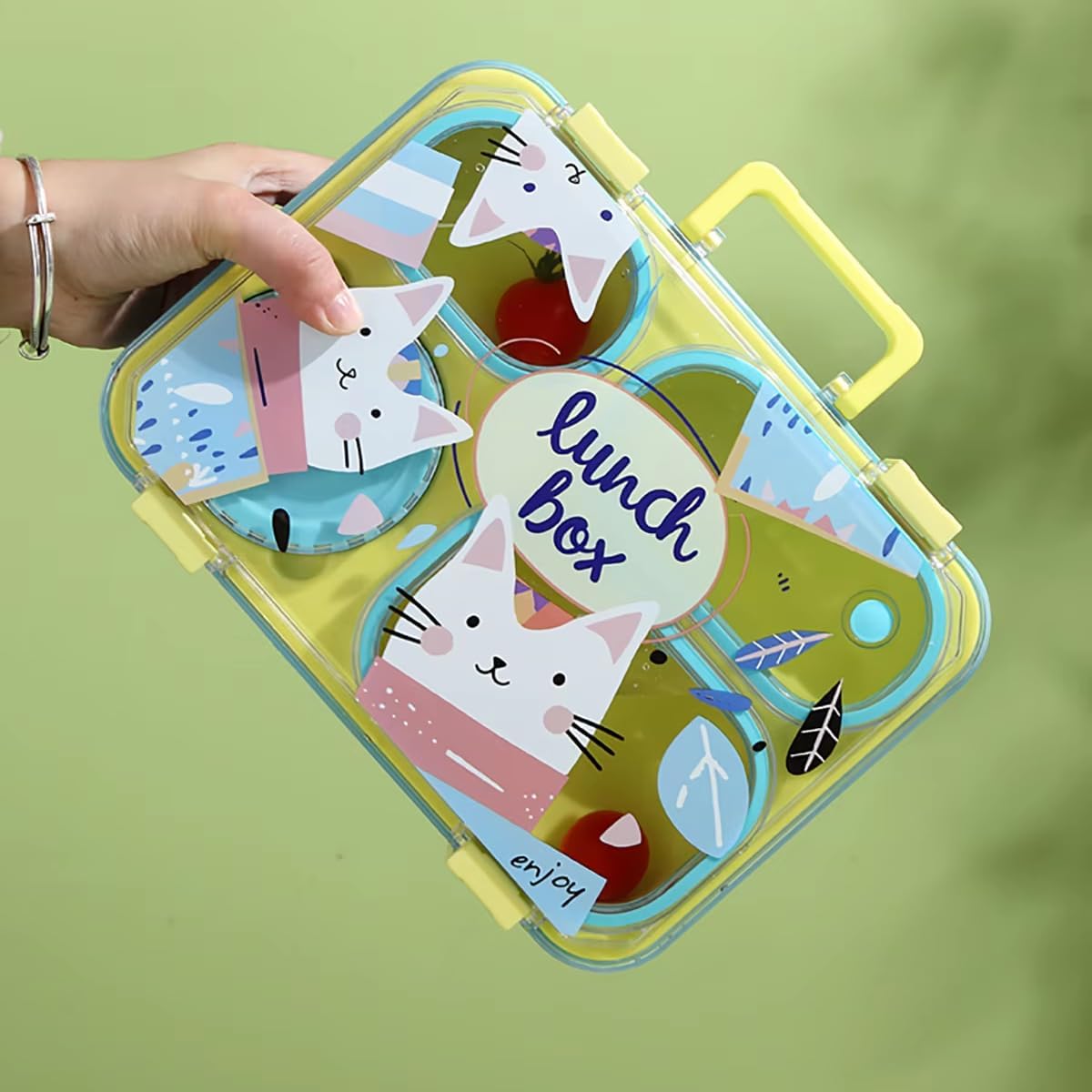 Microwavable Plastic Lunch Box 850ml