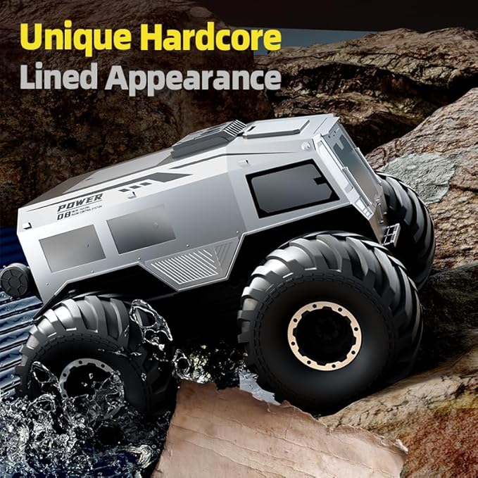 Off-Road All-Terrain Remote Control Car for Kids -Waterproof Stunt Vehicle