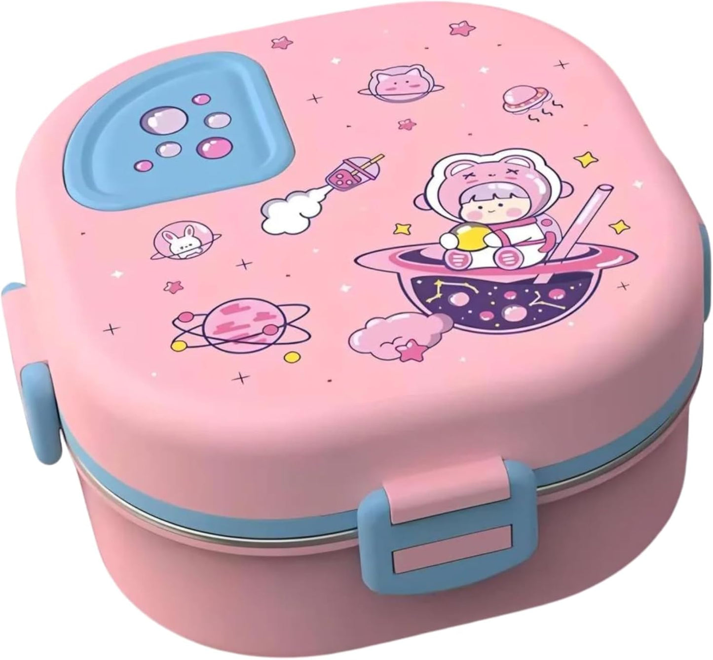Bento Stainless Steel Lunch Box for Adults – 3 Compartment