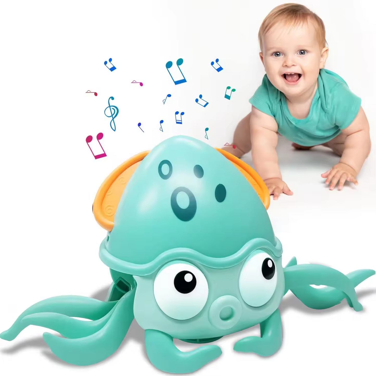 Rechargeable Dancing Octopus Toy for Babies