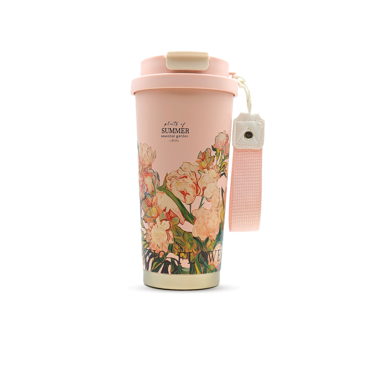 Women Stainless Steel  Flower Tumbler, Coffee Mug (For Office & Home)