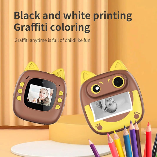 Kids Instant Print Camera Toy -Educational Photography Toy