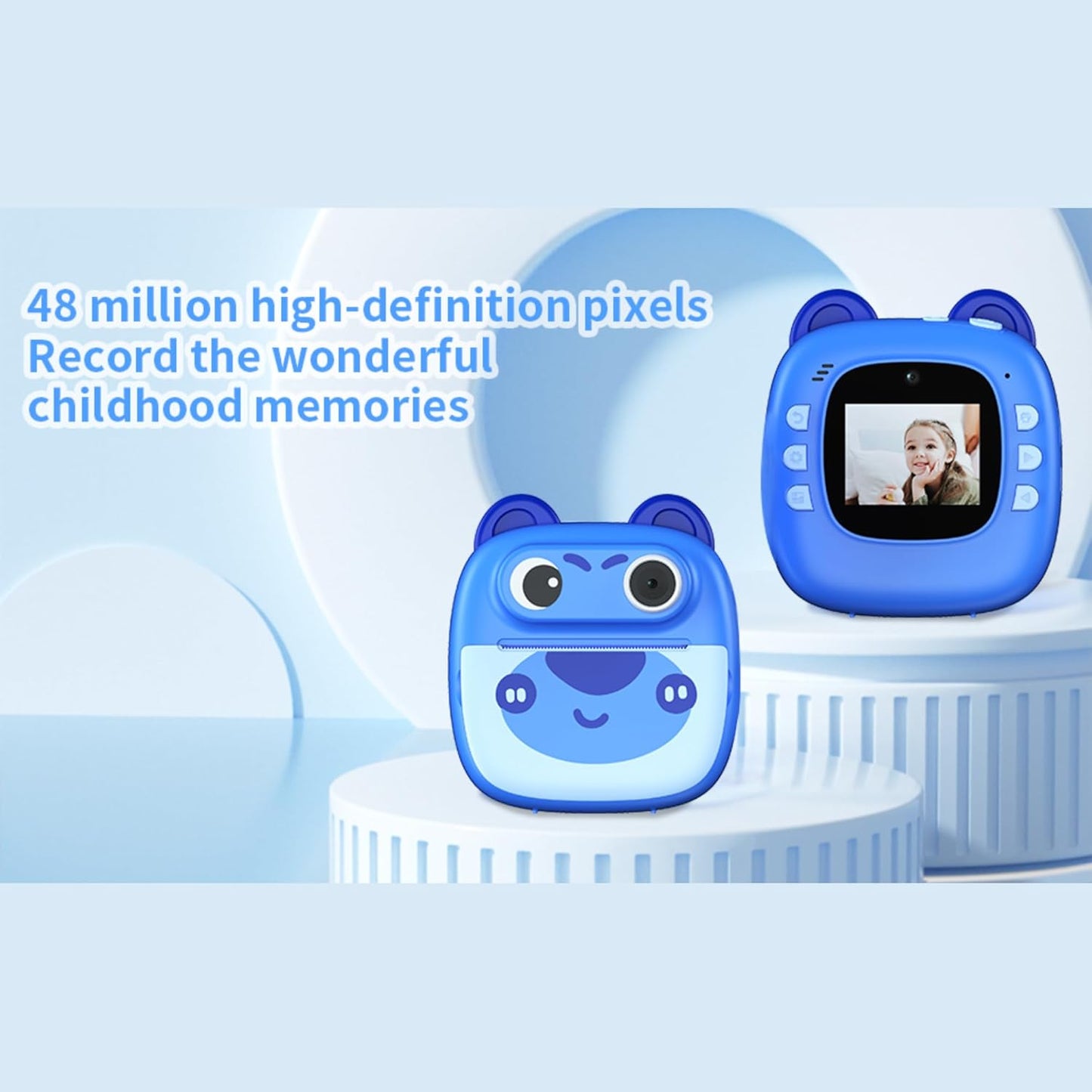 Kids Instant Print Camera Toy -Educational Photography Toy