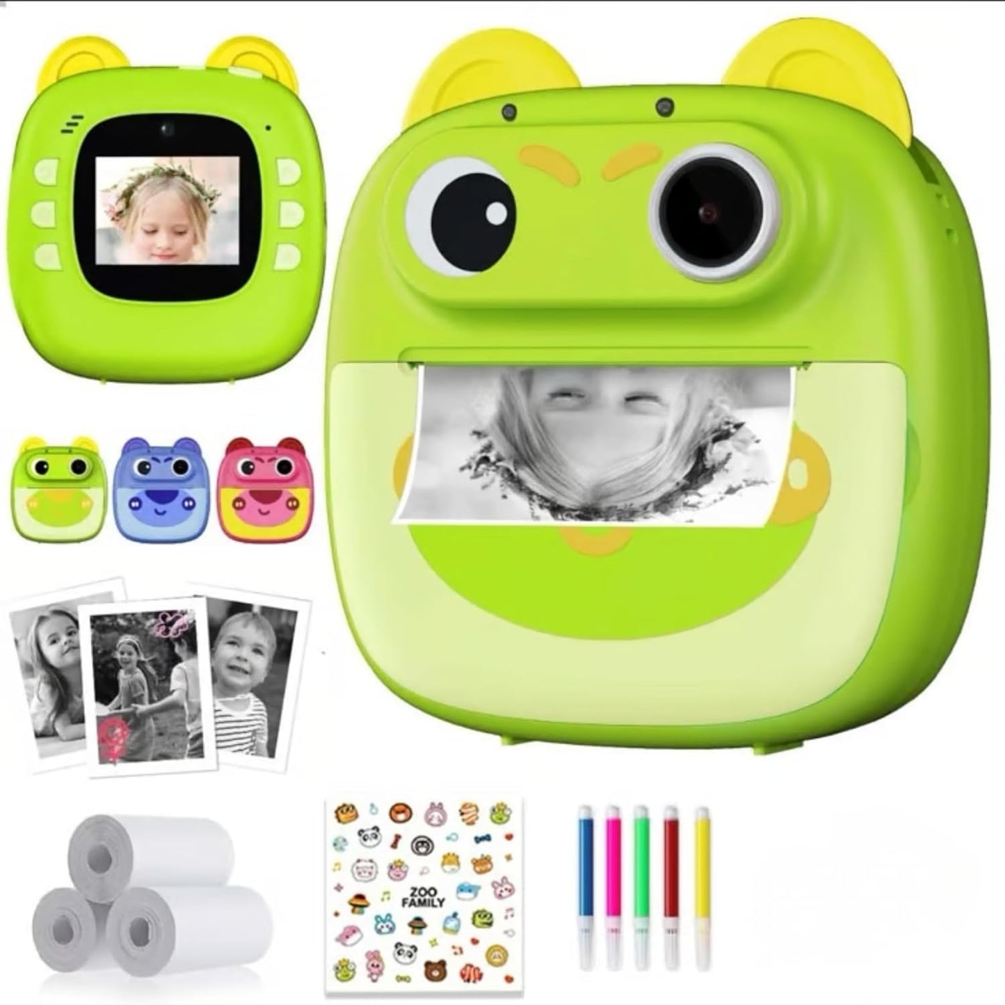Kids Instant Print Camera Toy -Educational Photography Toy