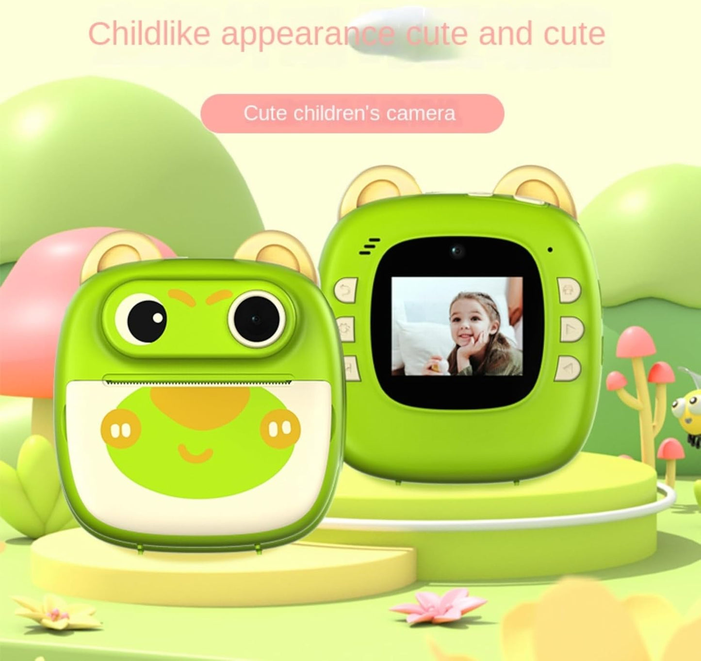 Kids Instant Print Camera Toy -Educational Photography Toy