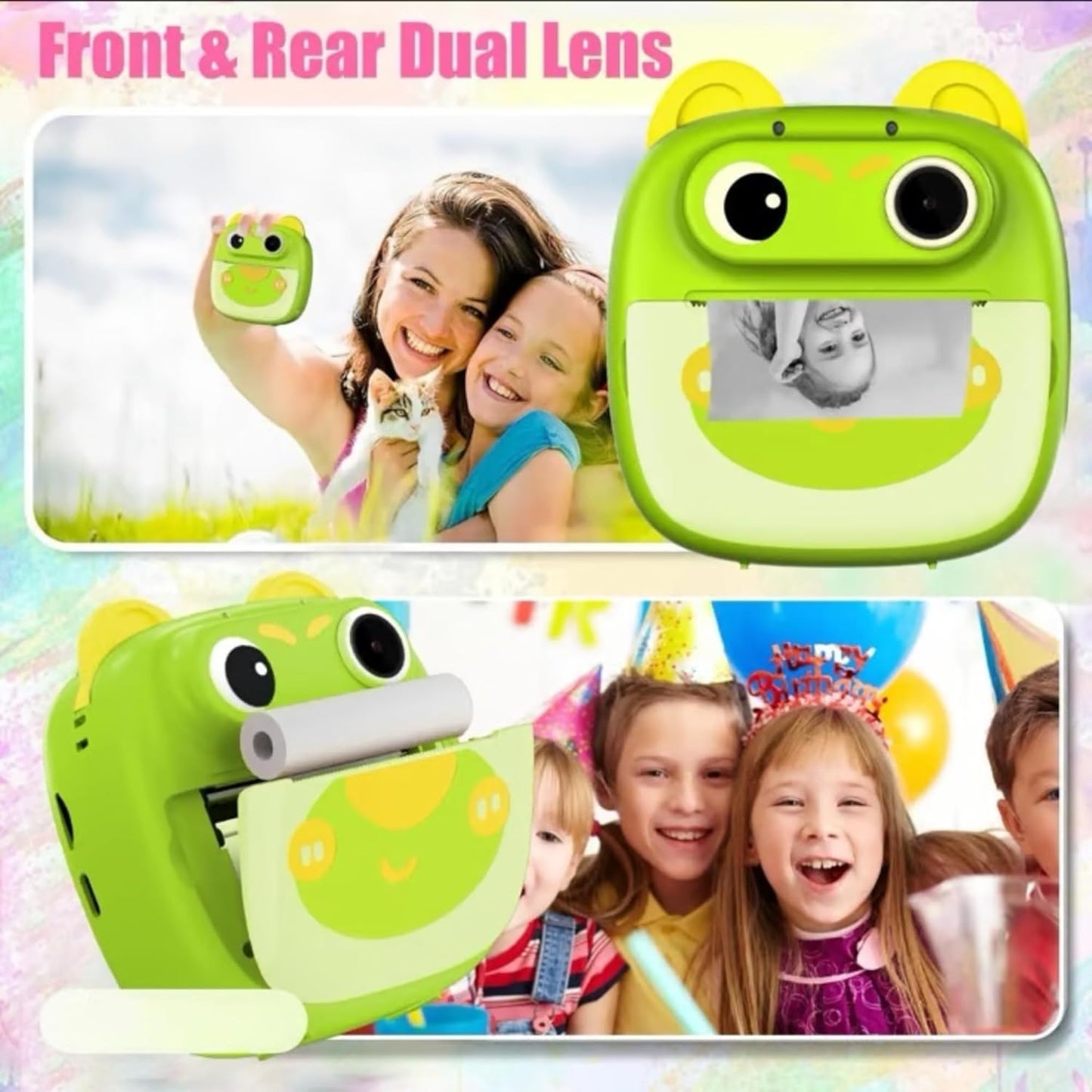 Kids Instant Print Camera Toy -Educational Photography Toy