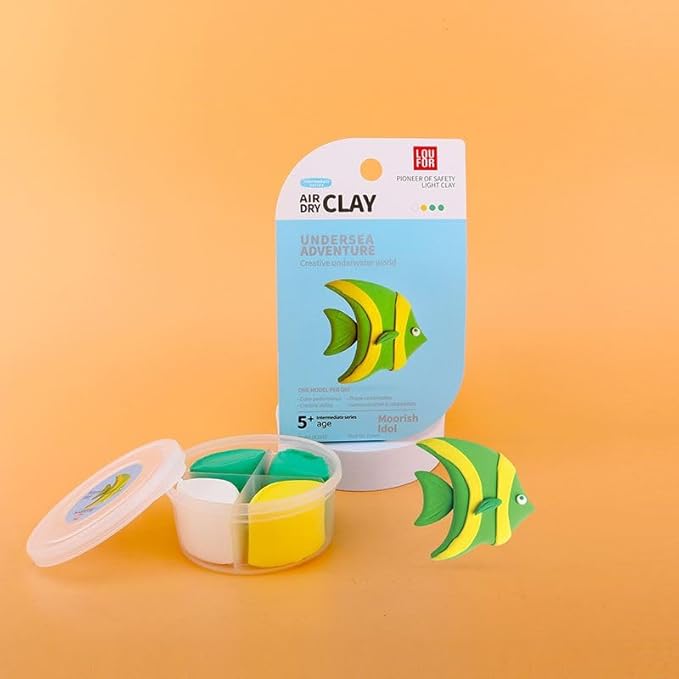 Loufor Air Dry Clay Kit for Kids – 12 Colors