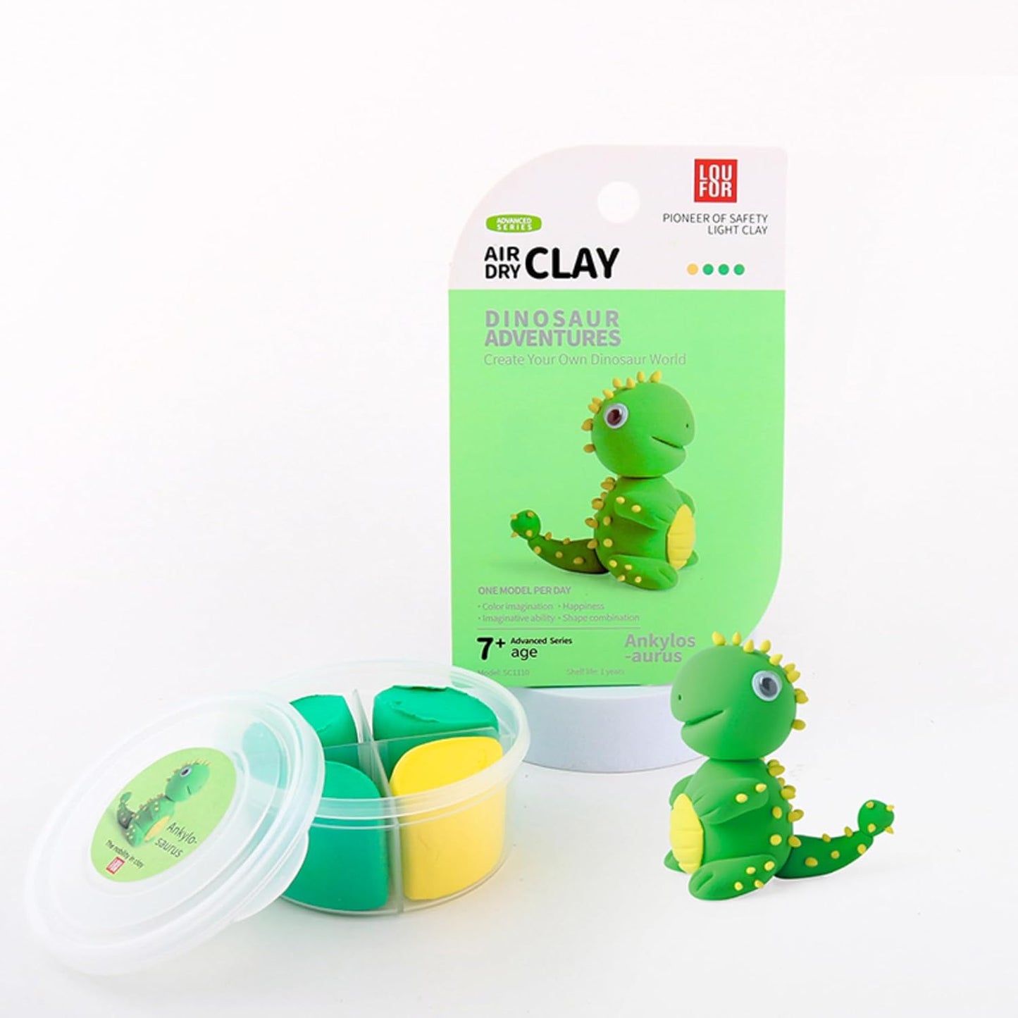 Loufor Air Dry Clay Kit for Kids – 12 Colors