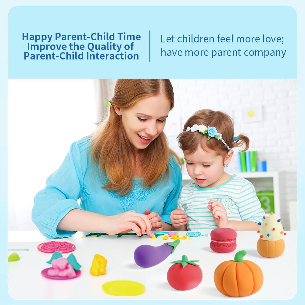Loufor Air Dry Clay Kit for Kids – 12 Colors
