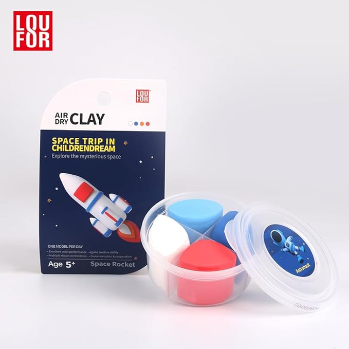Loufor Air Dry Clay Kit for Kids – 12 Colors