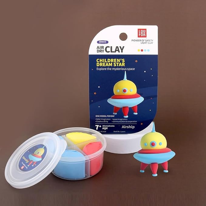 Loufor Air Dry Clay Kit for Kids – 12 Colors