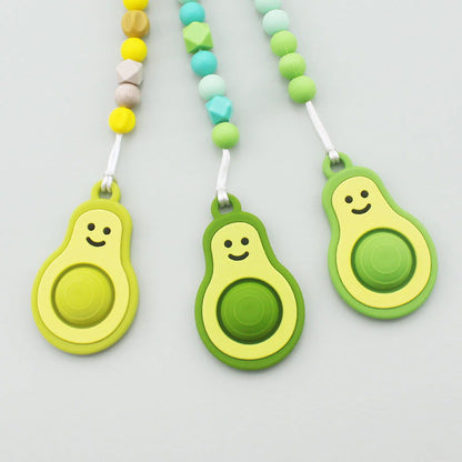 New Baby Teether- Avocado Design - Twisoo