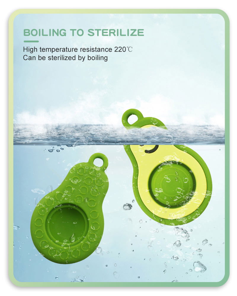 New Baby Teether- Avocado Design - Twisoo