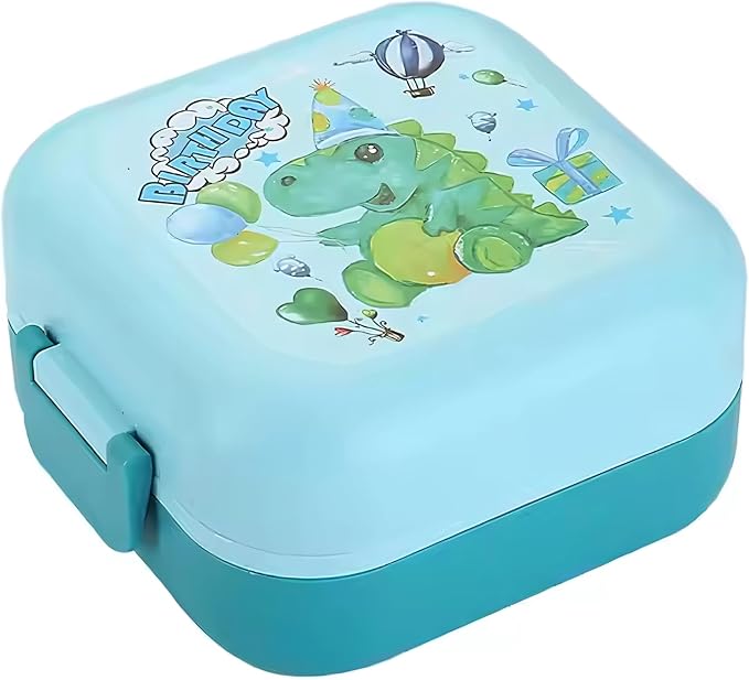 Portable Plastic Lunch Box Set –School & Office Use 1000ml