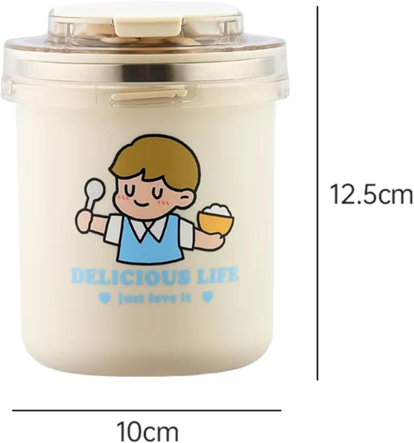 Portable Stainless Steel Soup & Breakfast Cup 500ml