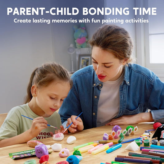 Rock Painting Kit for Kids - Art Activity Toy for Learning