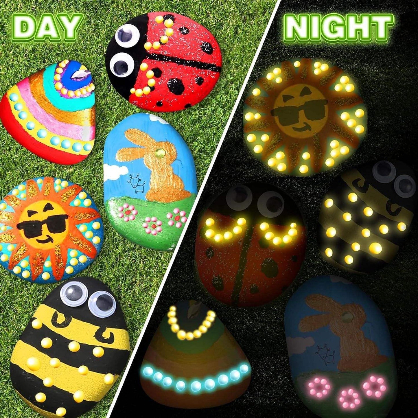 Rock Painting Kit for Kids - Art Activity Toy for Learning