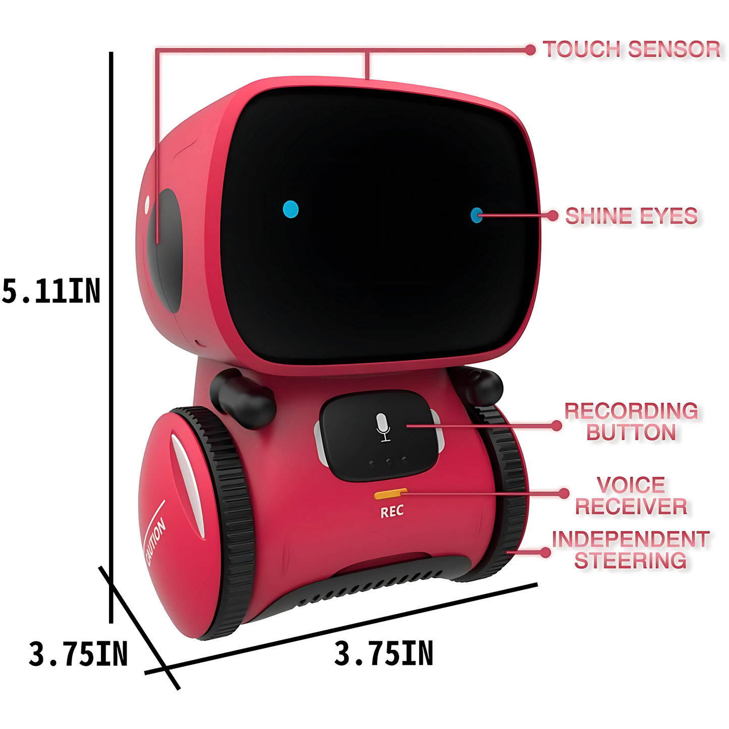 Twisoo Mini Smart Robot Toy for Kids- Ages 3+