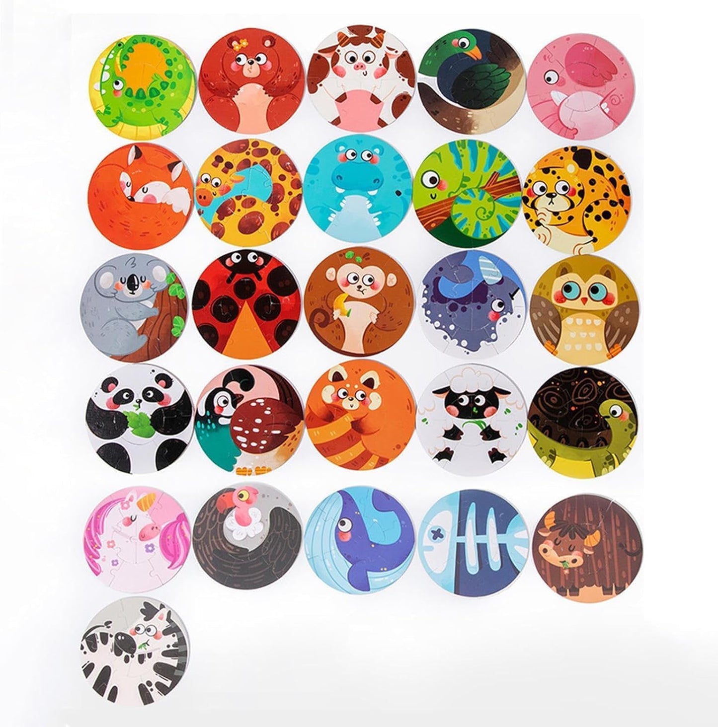 Wooden Letter & Number Puzzle Educational Toy for Kids