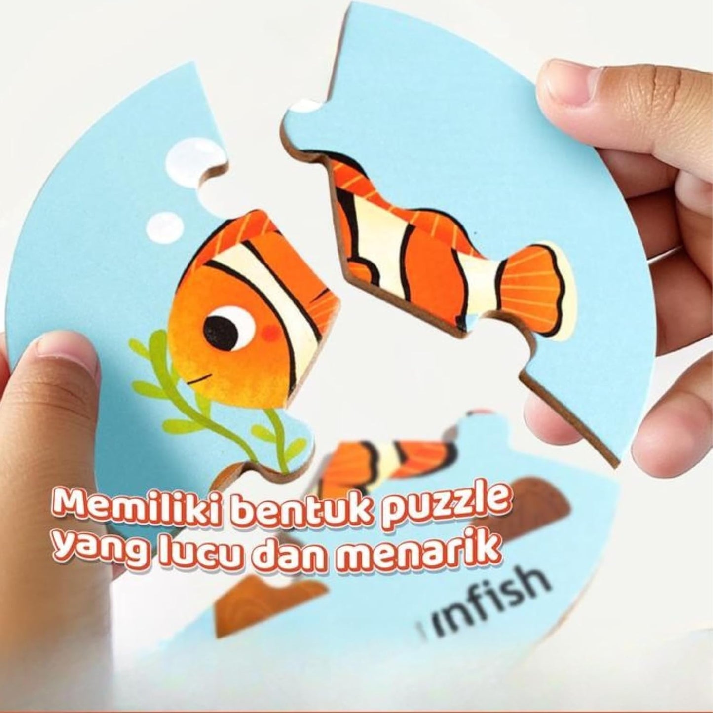 Children Educational Wooden Puzzle Toy 36-Piece (Forest & Ocean)