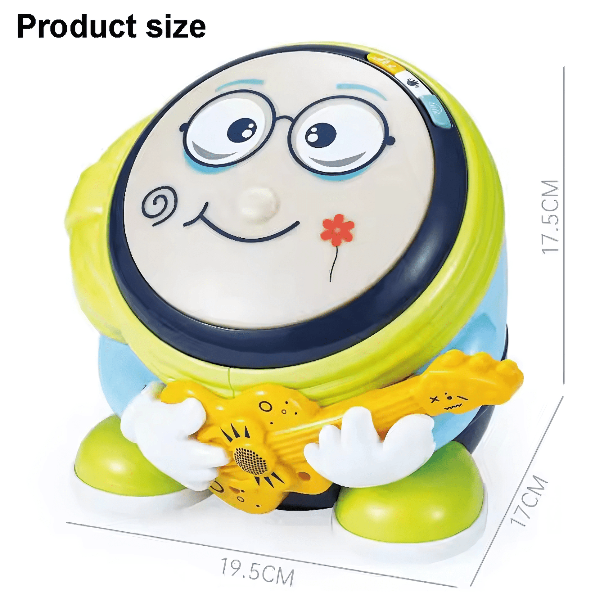 Baby DJ Hand Drum Toy – Talking and Dancing - Twisoo