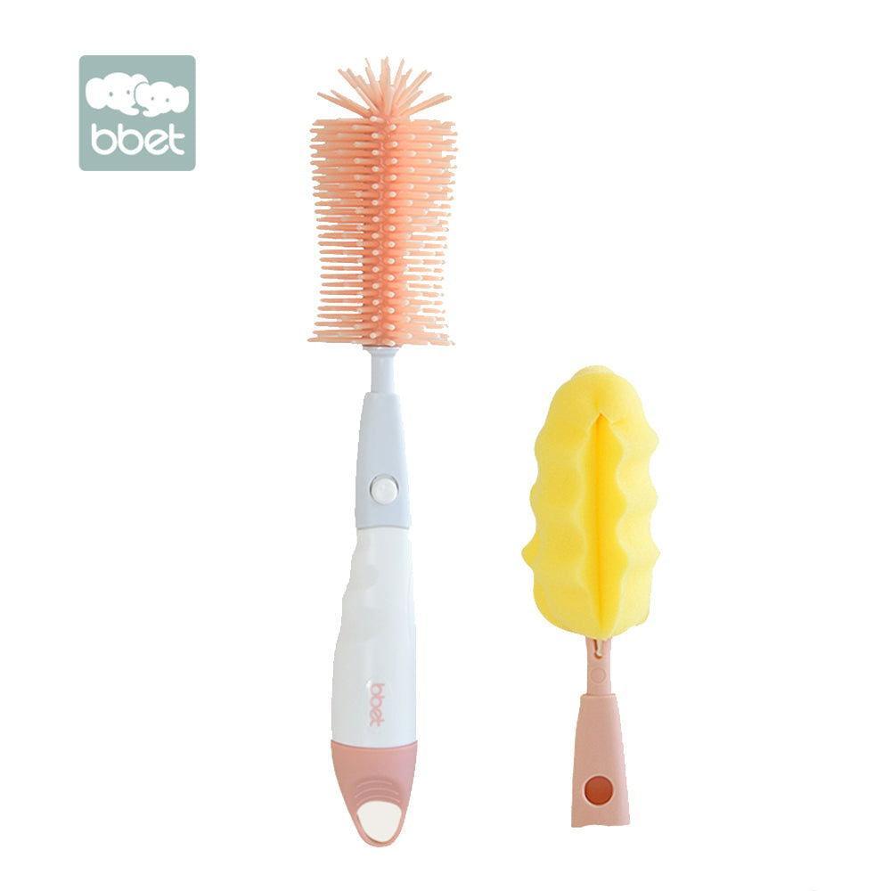 BBET 3Pcs Silicone Baby Nipple Bottle Cleaner Set - Twisoo