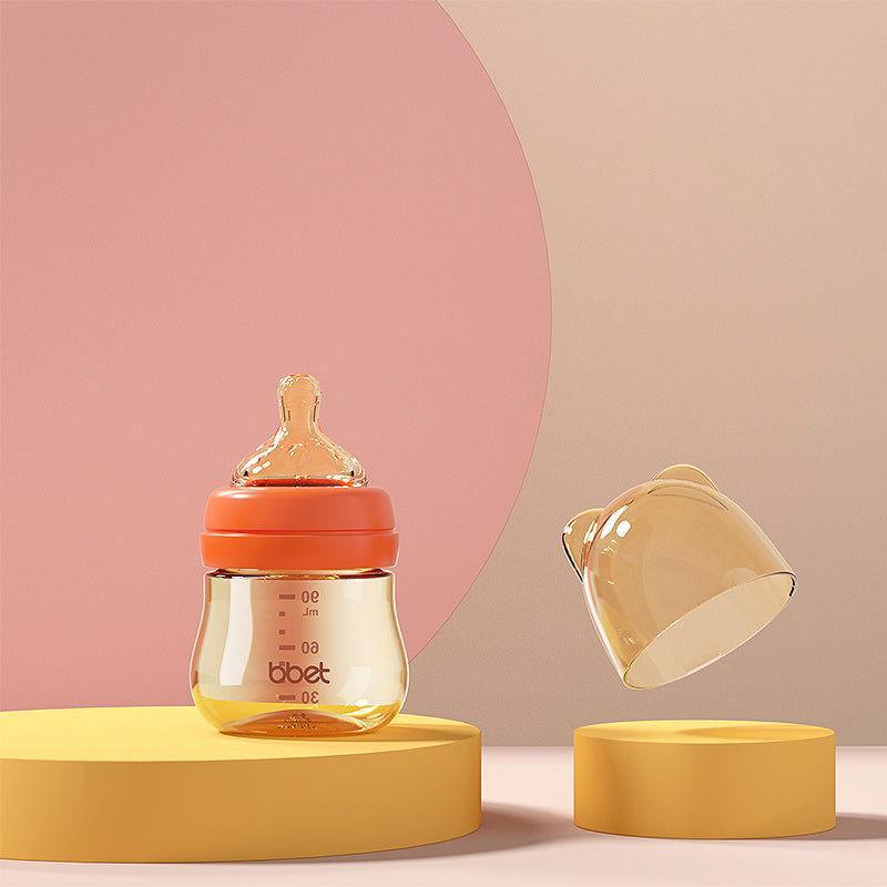 BBET Newborn Wide Neck Baby Feeding Bottle - BPA - Free, 90ML - Twisoo