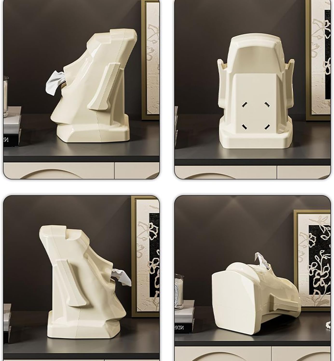 Twisoo Modern Plastic Tissue Box –