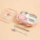 Heavy Meal 4 Compartment - Bento Lunch Box with Bowl (Bear) - Twisoo