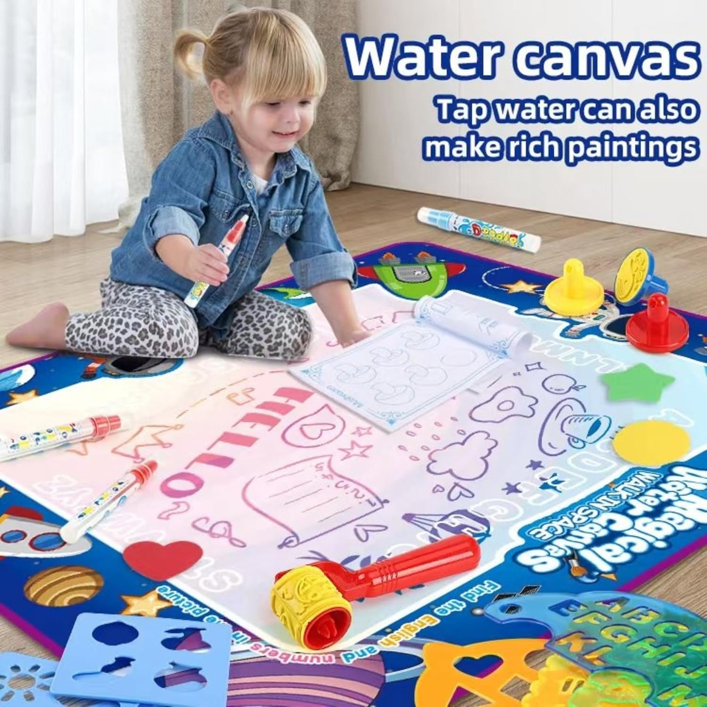 Magic Aqua Water Drawing Mat for Kids - Learning Toy for Children