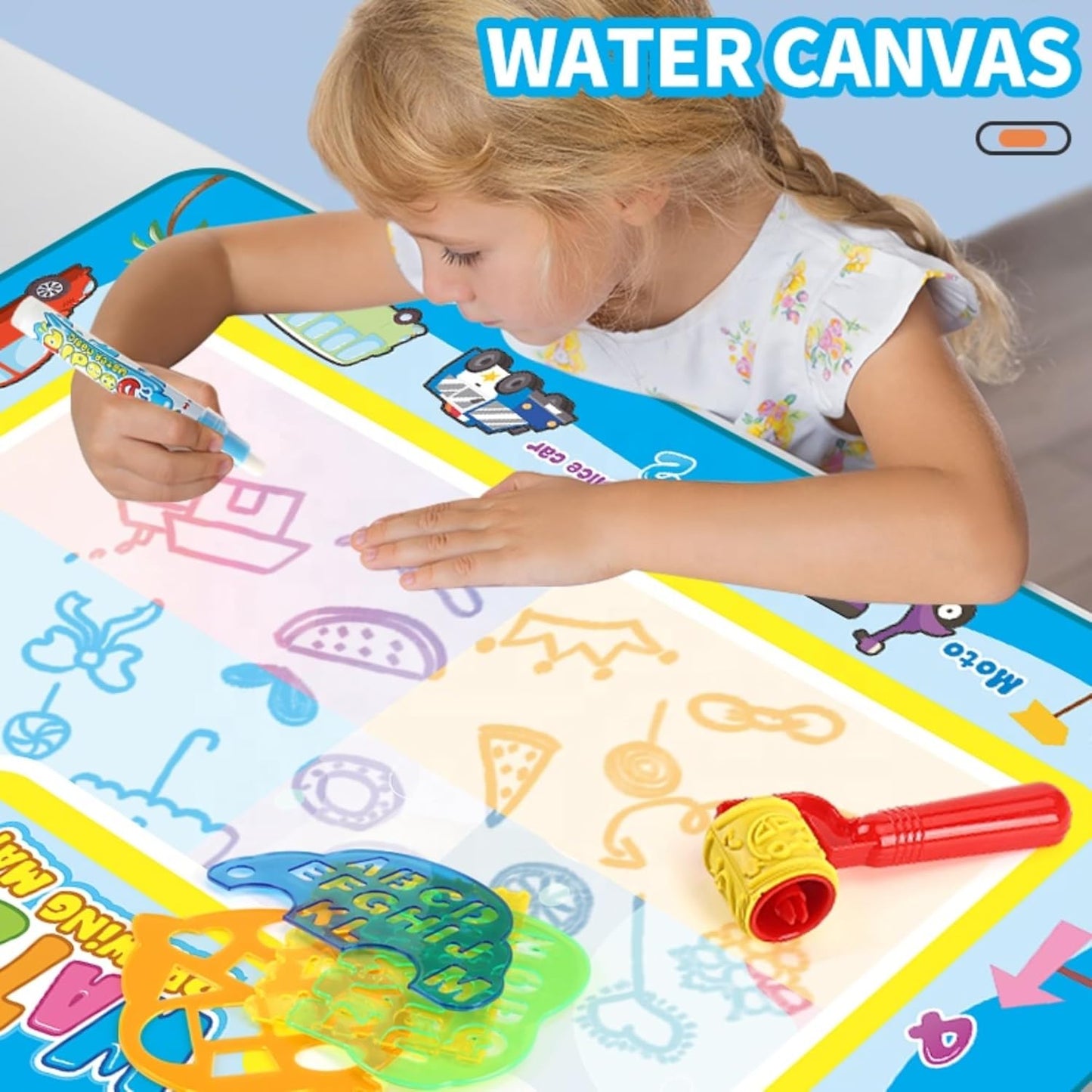 Magic Aqua Water Drawing Mat for Kids - Learning Toy for Children
