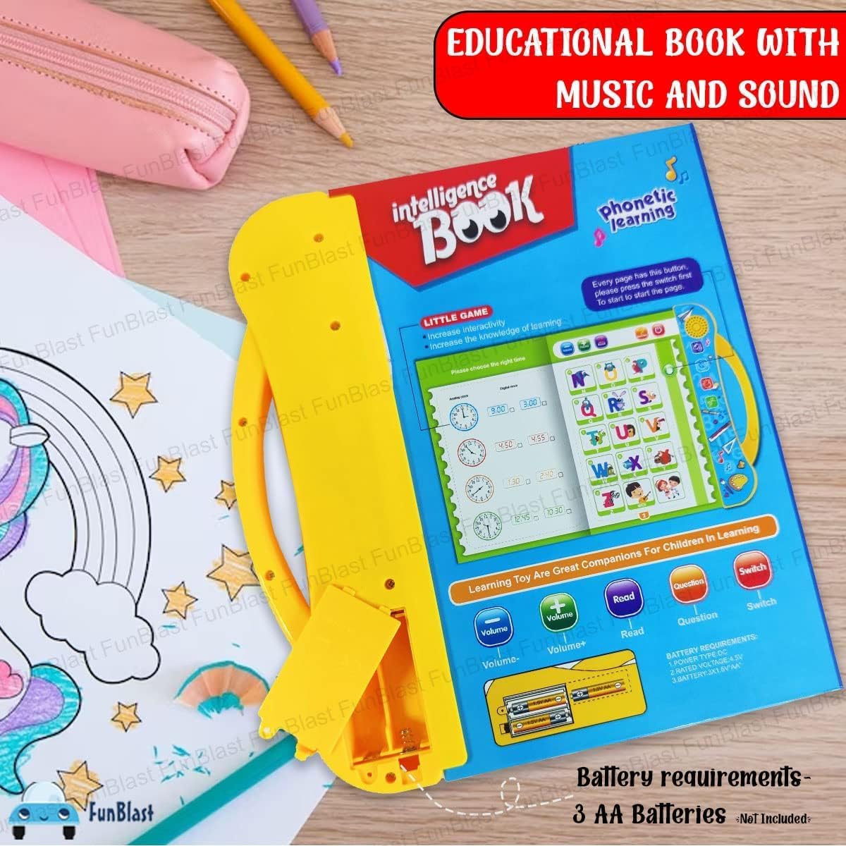 English Learning Touch Reading Sound Book for Kids